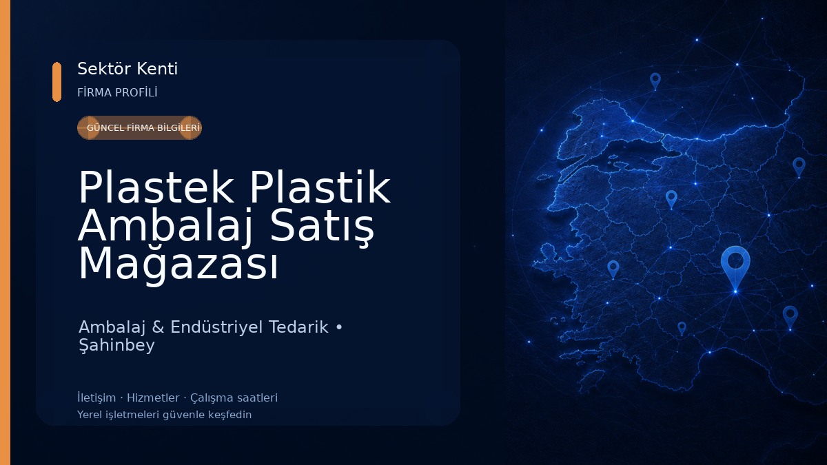 Plastek Plastik Ambalaj Satış Mağazası 