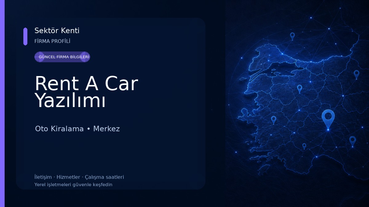 Rent A Car Yazılımı