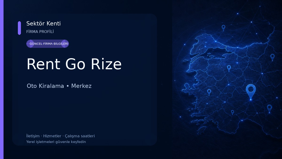 Rent Go Rize Oto Kiralama