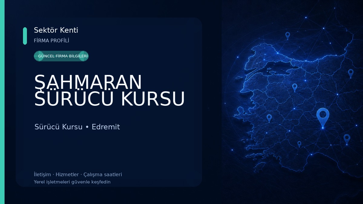 ŞAHMARAN SÜRÜCÜ KURSU Sürücü Kursu