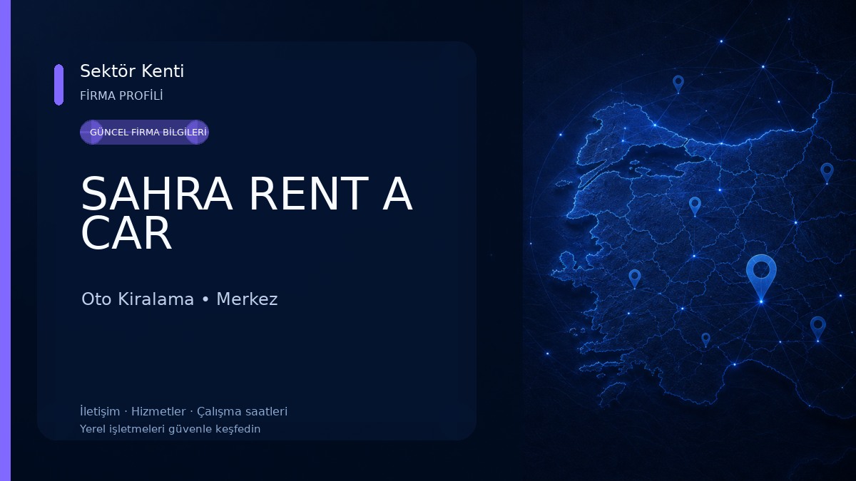 SAHRA RENT A CAR
