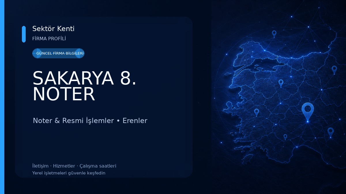 SAKARYA 8. NOTER