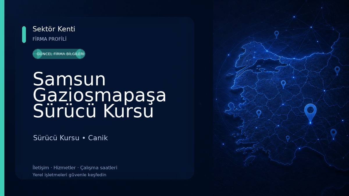 Samsun Gaziosmapaşa Sürücü Kursu Sürücü Kursu