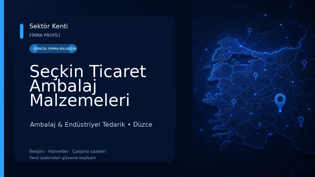 Seçkin Ticaret Ambalaj Malzemeleri 