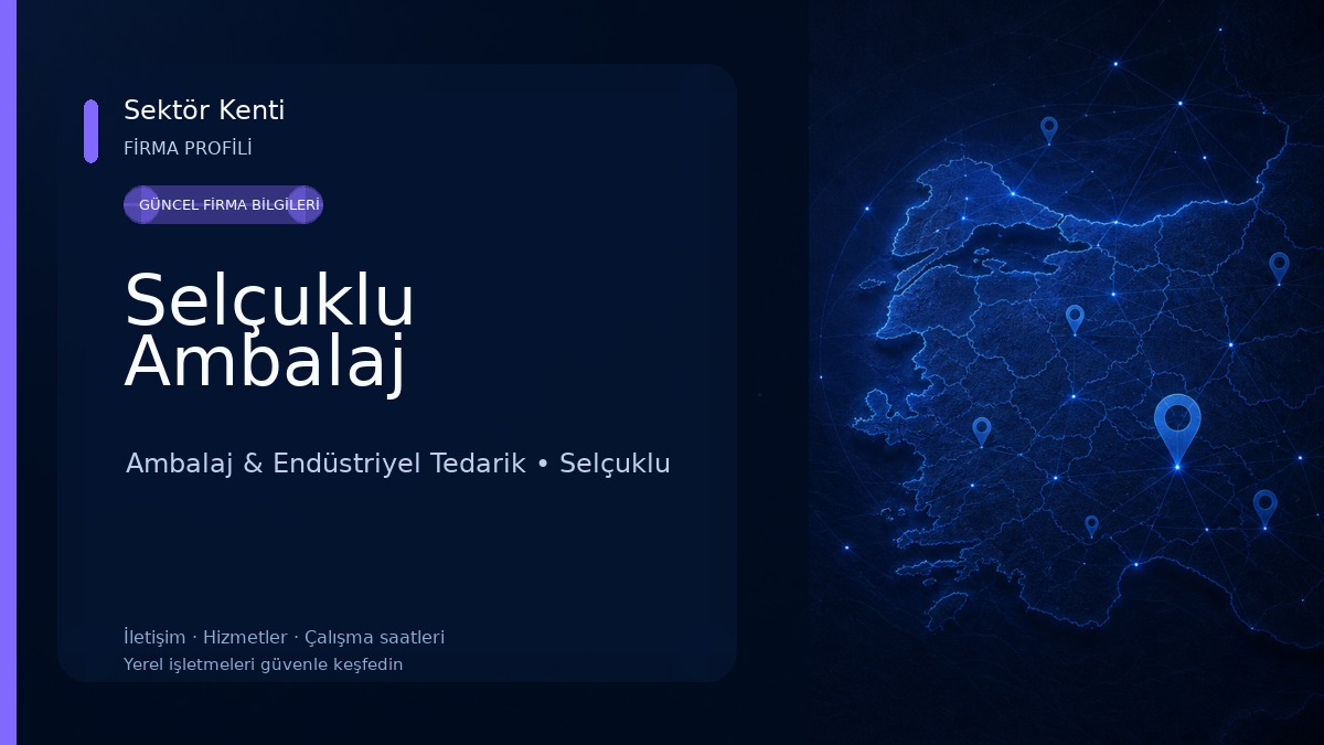 Selçuklu Ambalaj Ambalaj & Endüstriyel Tedarik