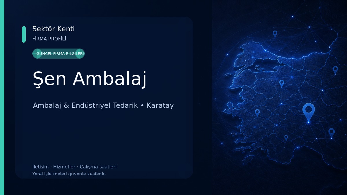 Şen Ambalaj Ambalaj & Endüstriyel Tedarik