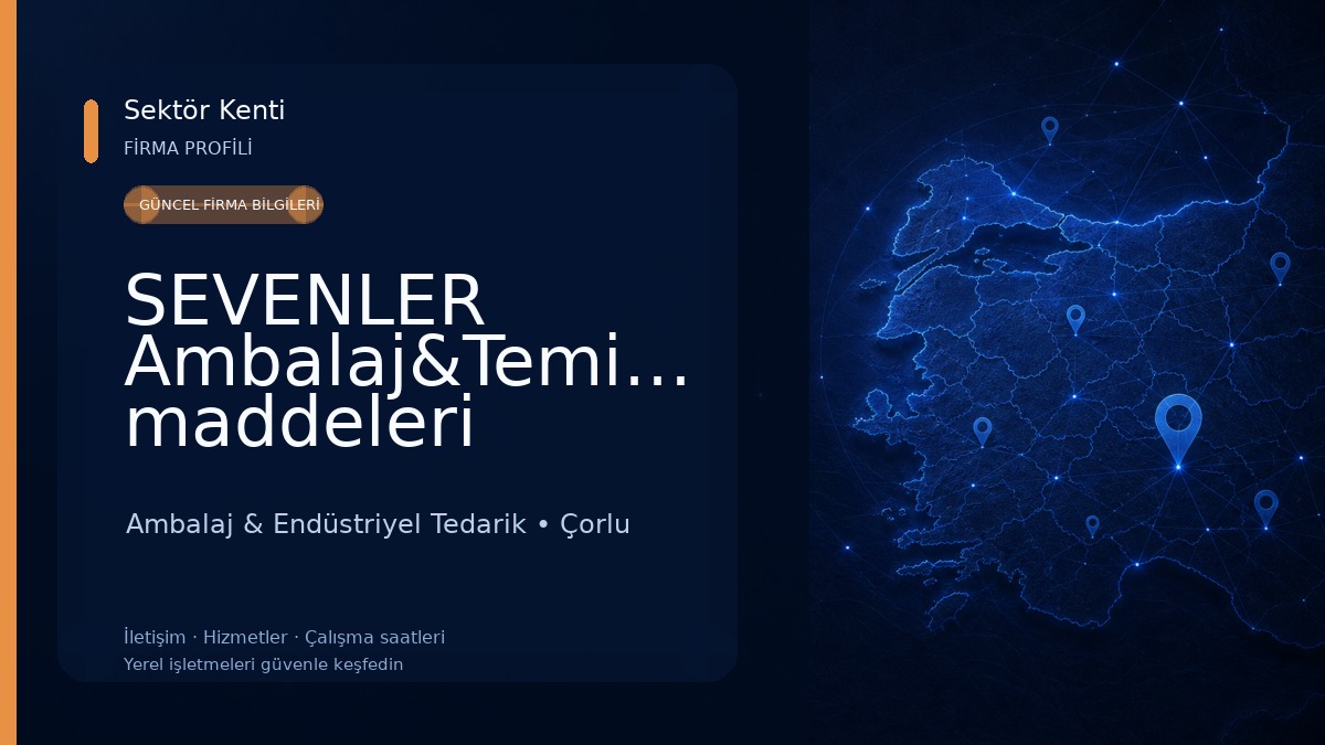 SEVENLER Ambalaj&Temizlik maddeleri Ambalaj & Endüstriyel Tedarik