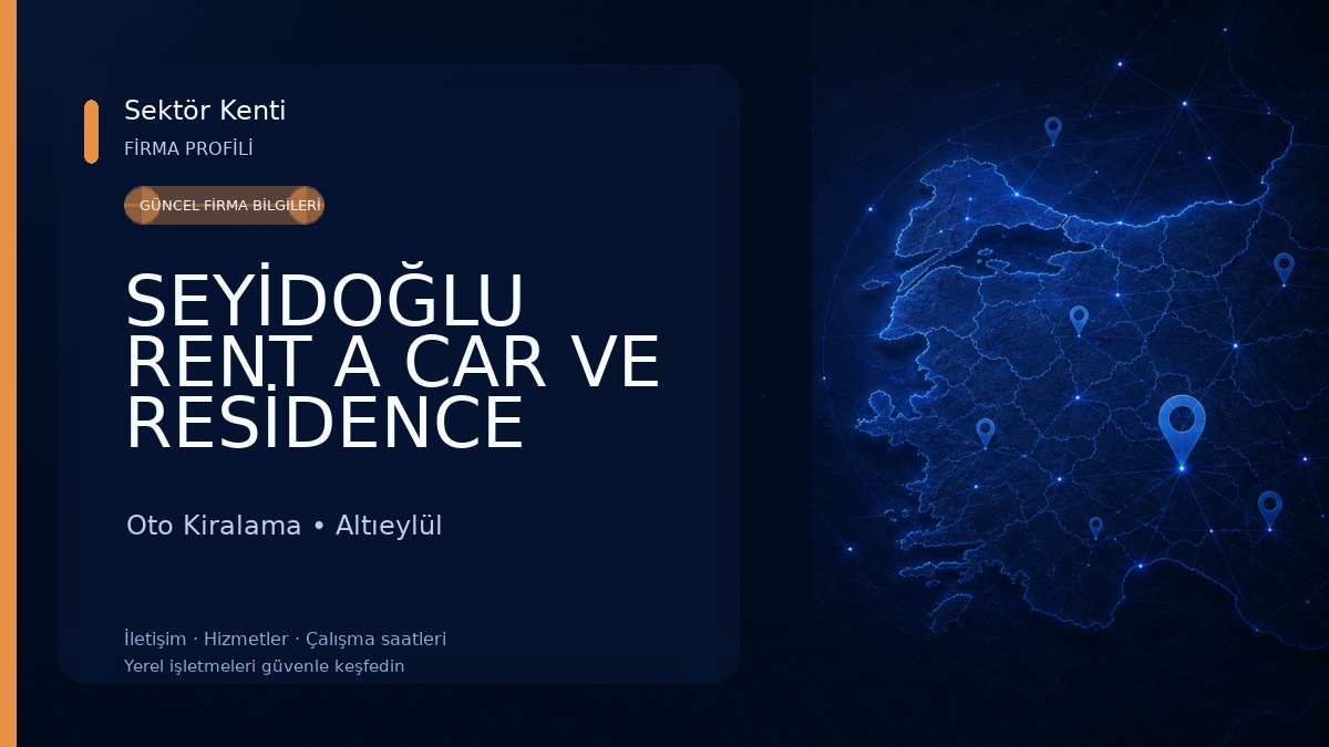 SEYİDOĞLU RENT A CAR VE RESİDENCE Oto Kiralama
