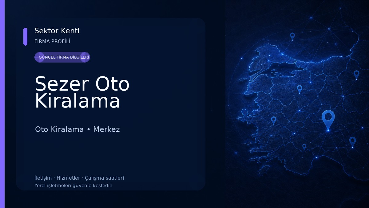 Sezer Oto Kiralama