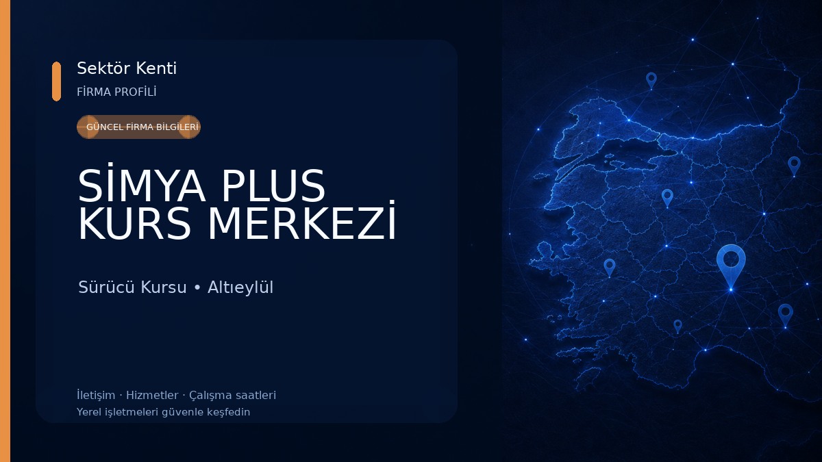 SİMYA PLUS KURS MERKEZİ Sürücü Kursu