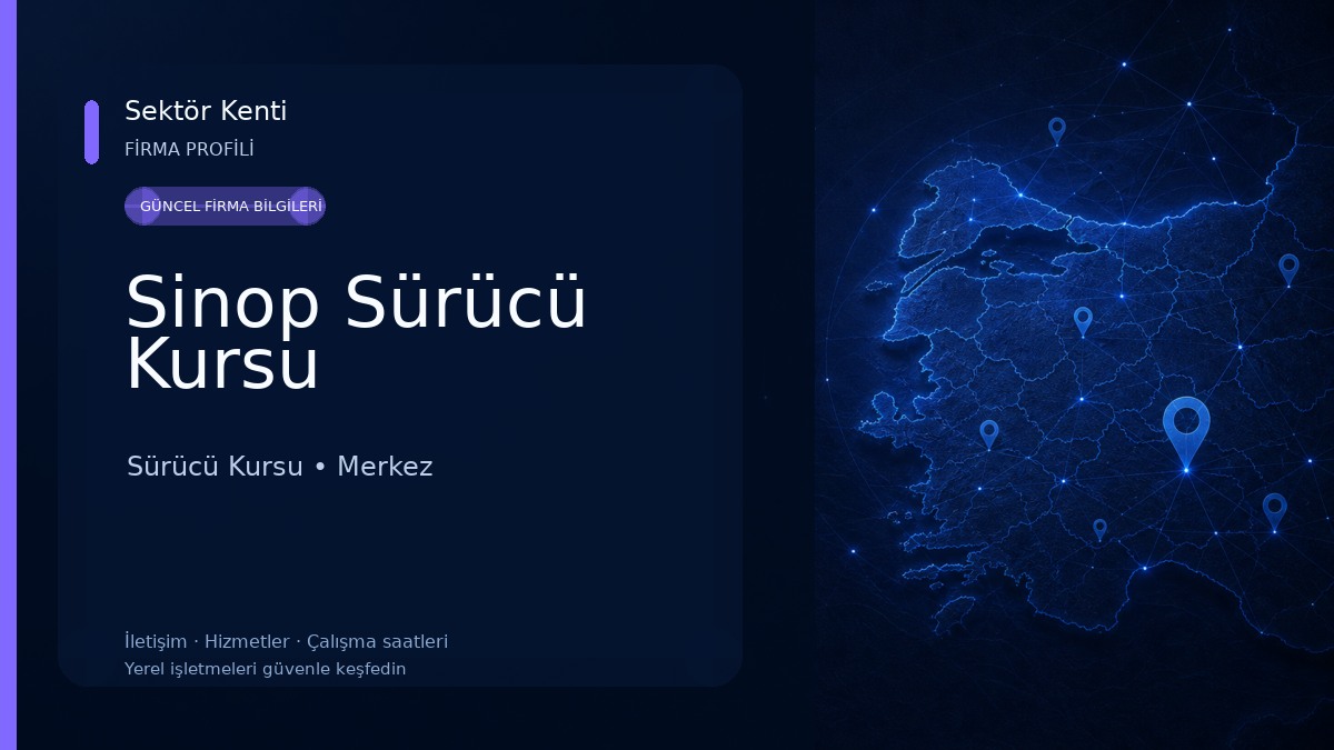Sinop Sürücü Kursu Sürücü Kursu
