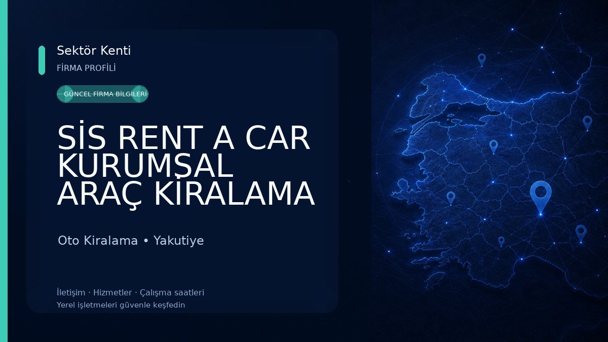 SİS RENT A CAR KURUMSAL ARAÇ KİRALAMA 