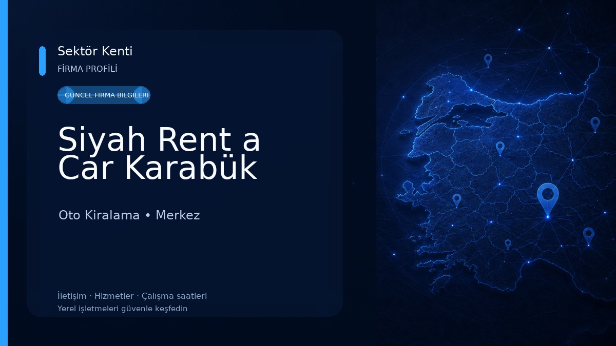 Siyah Rent a Car Karabük 