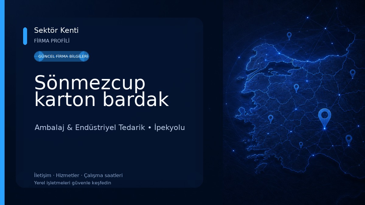 Sönmezcup karton bardak Ambalaj & Endüstriyel Tedarik
