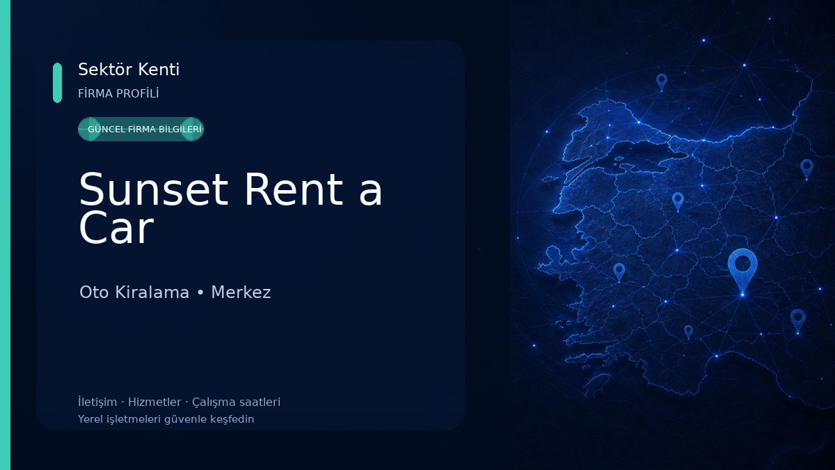 Sunset Rent a Car Oto Kiralama