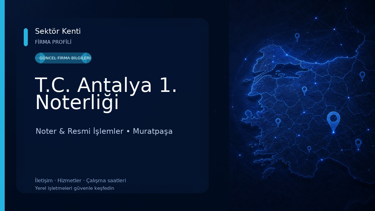 T.C. Antalya 1. Noterliği