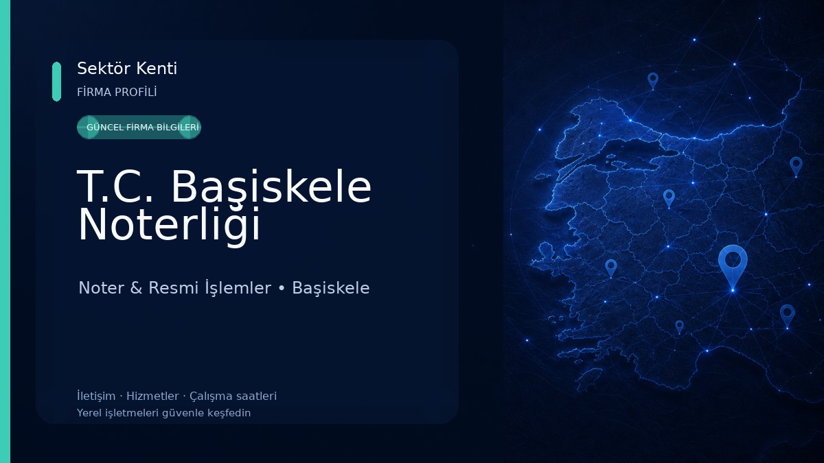 T.C. Başiskele Noterliği Noter & Resmi İşlemler