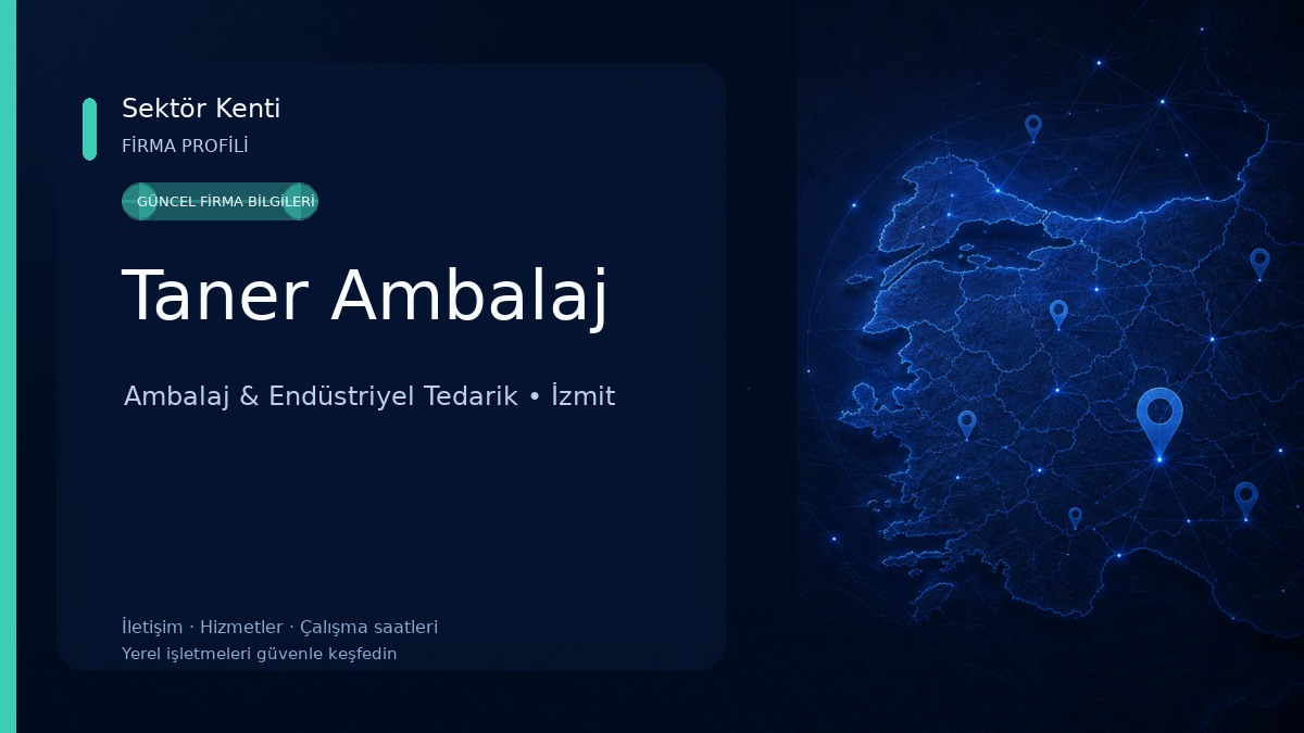 Taner Ambalaj Ambalaj & Endüstriyel Tedarik