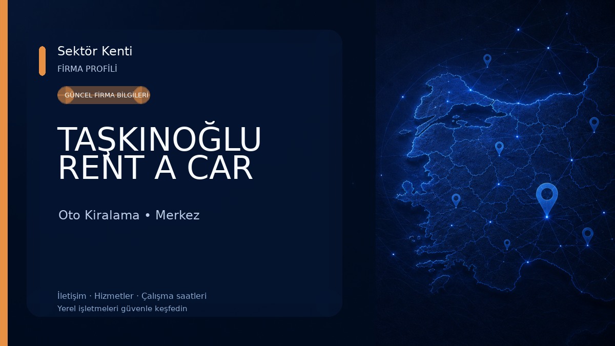 TAŞKINOĞLU RENT A CAR 
