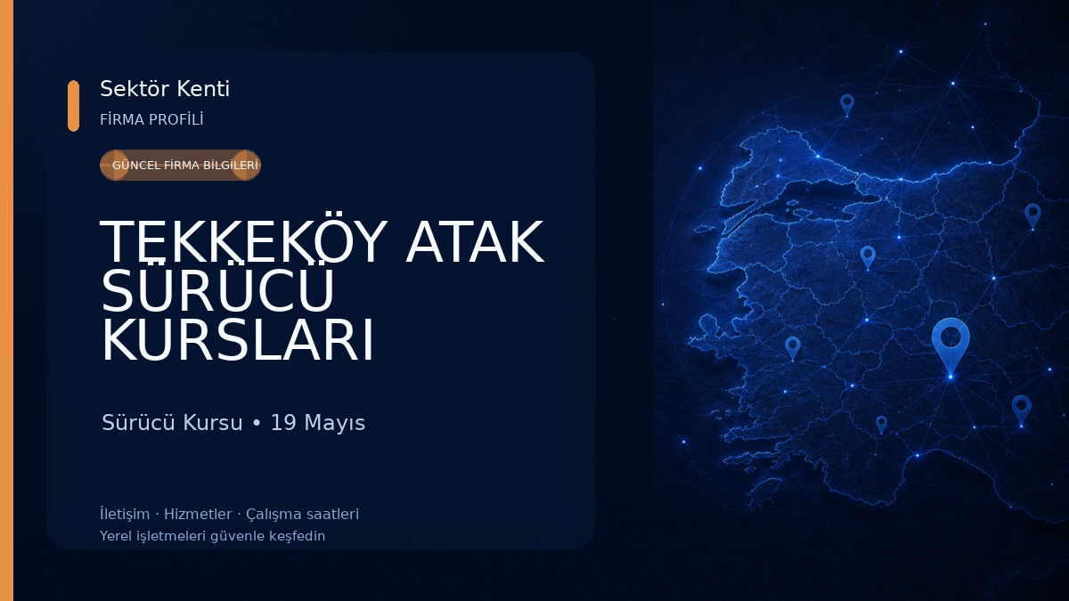 TEKKEKÖY ATAK SÜRÜCÜ KURSLARI Sürücü Kursu