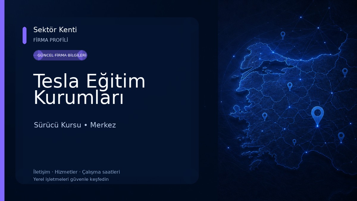 Tesla Eğitim Kurumları Sürücü Kursu