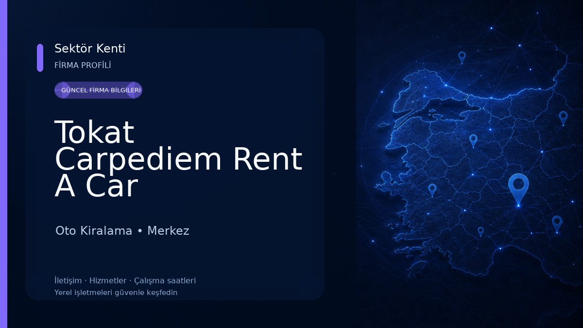 Tokat Carpediem Rent A Car Oto Kiralama