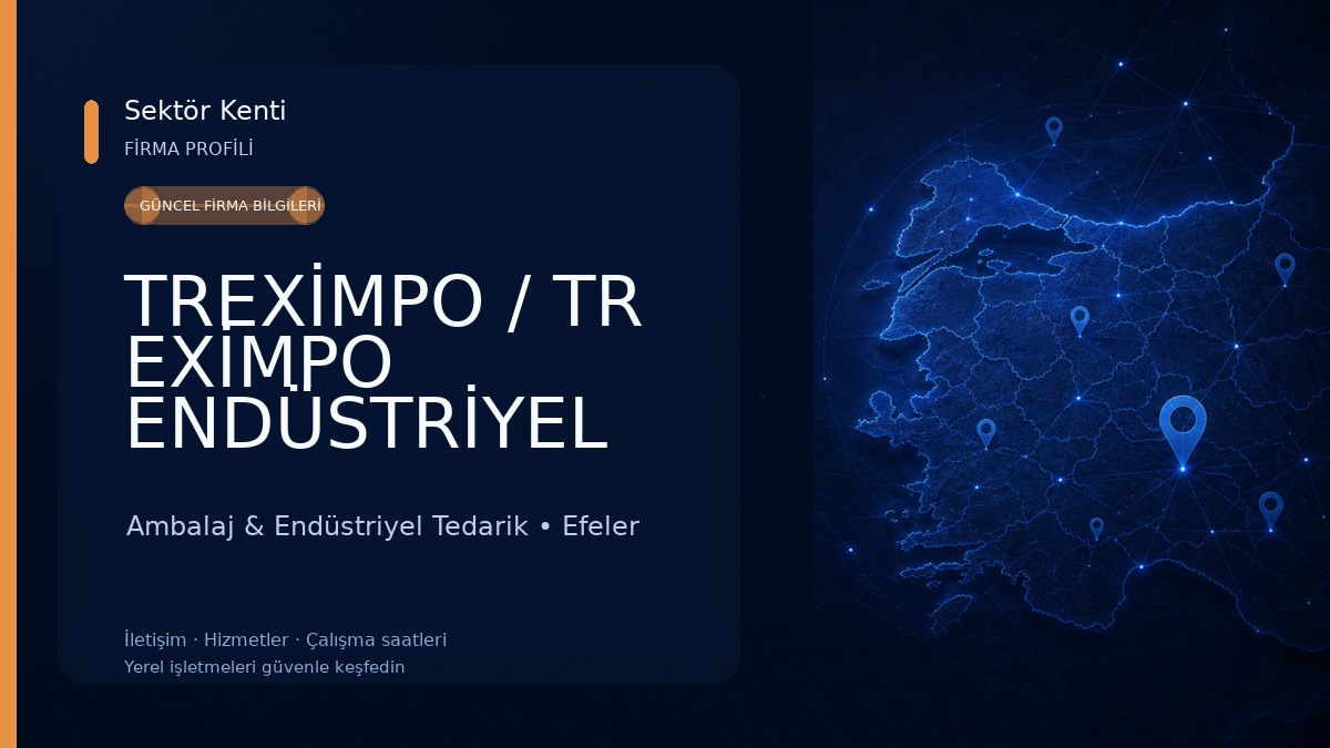 TREXİMPO / TR EXİMPO ENDÜSTRİYEL AMBALAJ MALZEMELERİ Ambalaj & Endüstriyel Tedarik