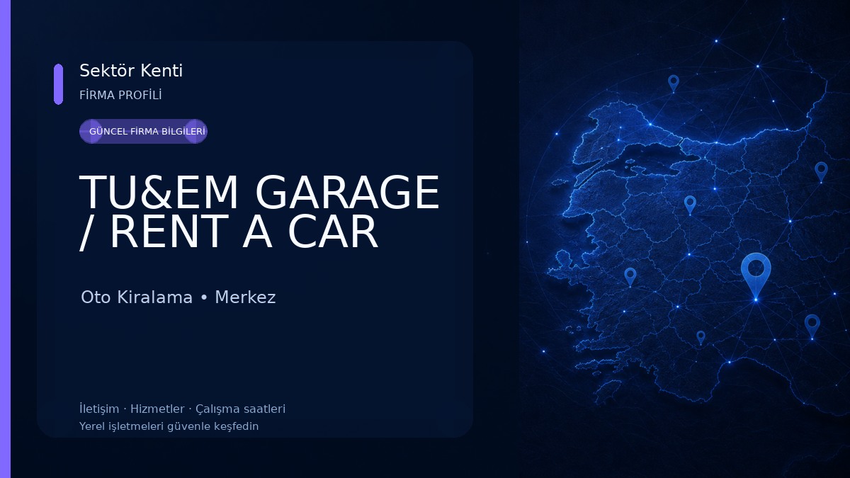TU&EM GARAGE / RENT A CAR