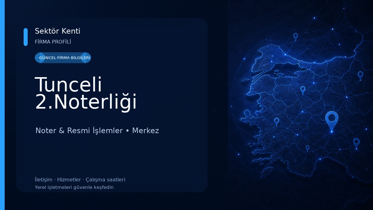 Tunceli 2.Noterliği 