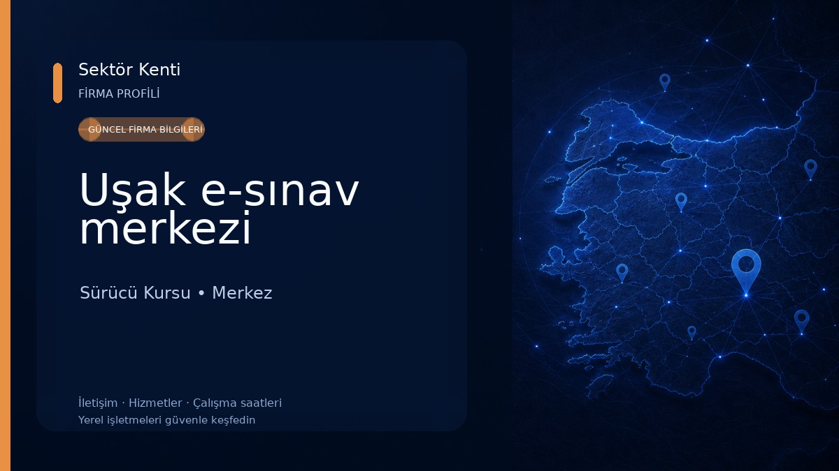 Uşak e-sınav merkezi