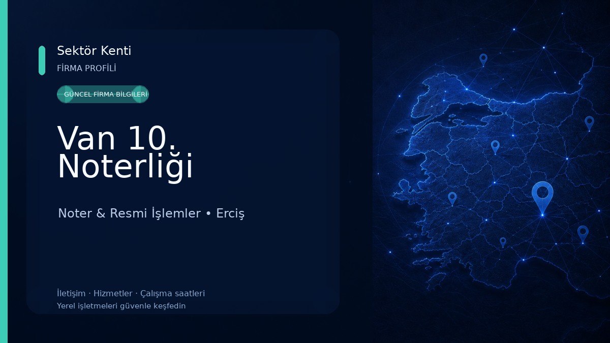 Van 10. Noterliği