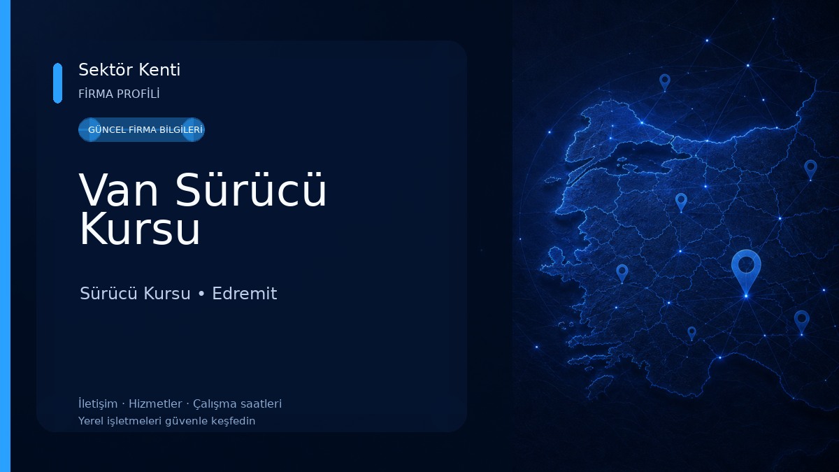 Van Sürücü Kursu Sürücü Kursu