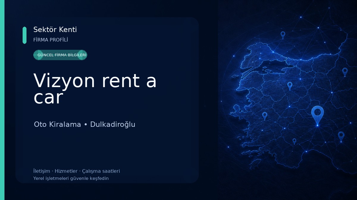 Vizyon rent a car Oto Kiralama