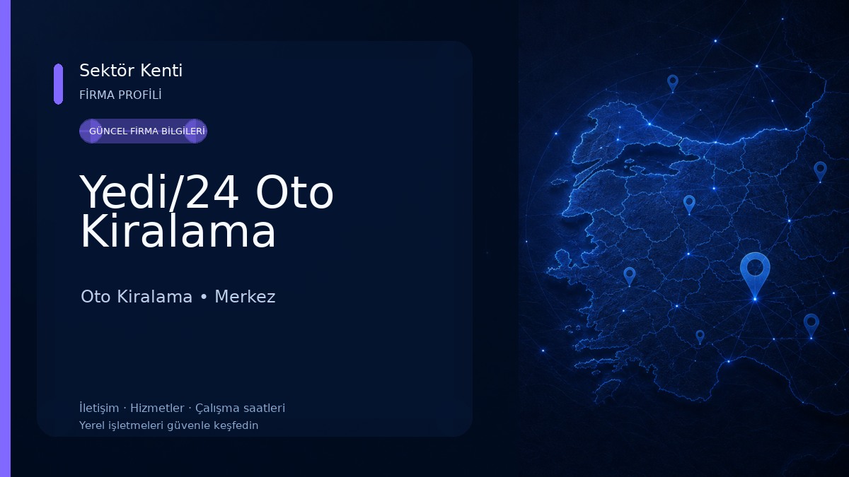 Yedi/24 Oto Kiralama Oto Kiralama