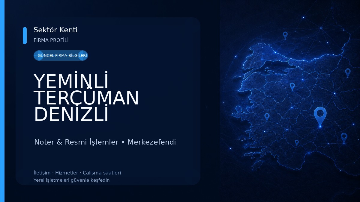 YEMİNLİ TERCÜMAN DENİZLİ 