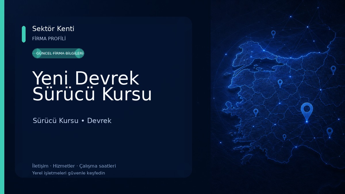 Yeni Devrek Sürücü Kursu Sürücü Kursu
