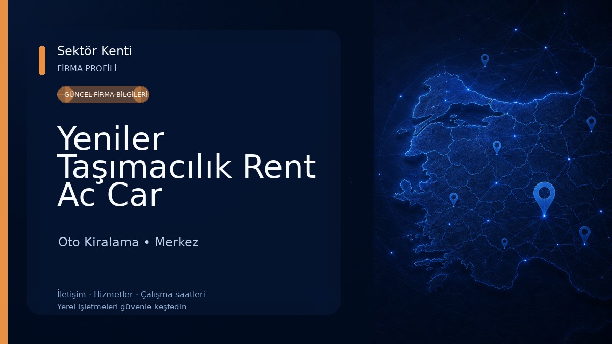 Yeniler Taşımacılık Rent Ac Car Oto Kiralama