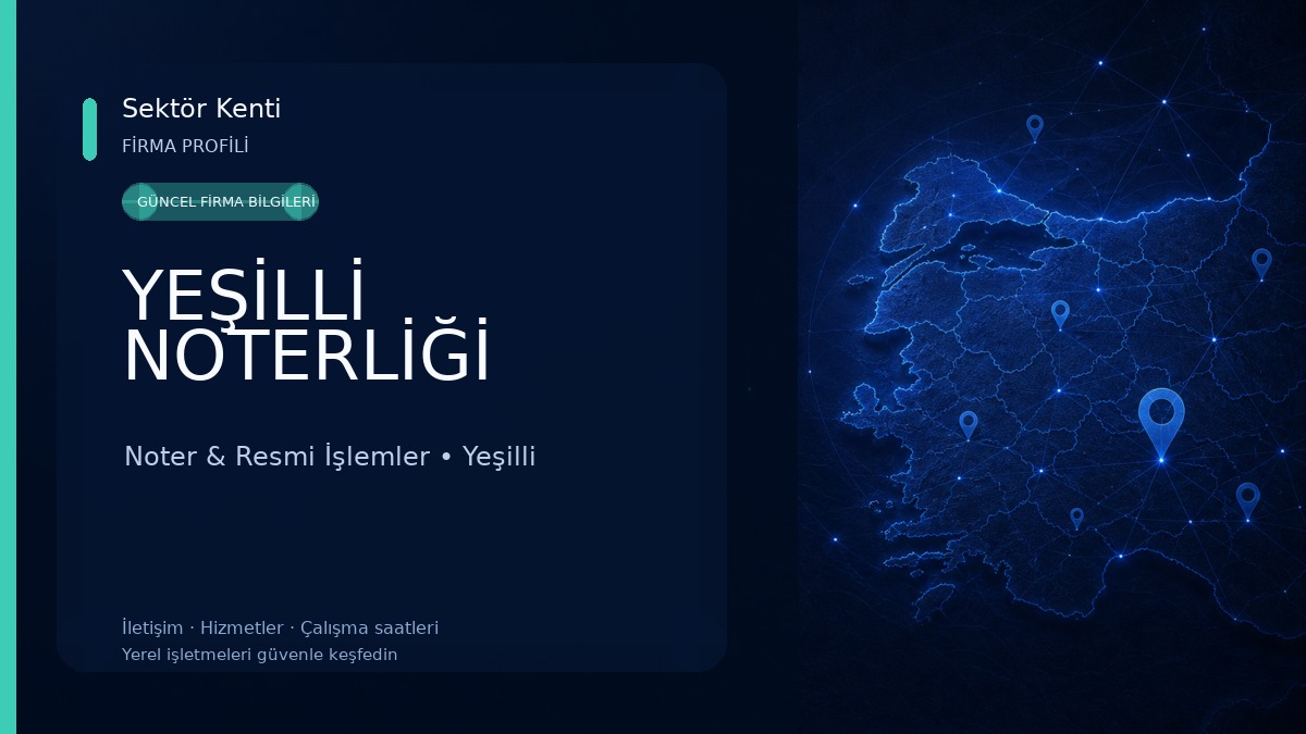 YEŞİLLİ NOTERLİĞİ 