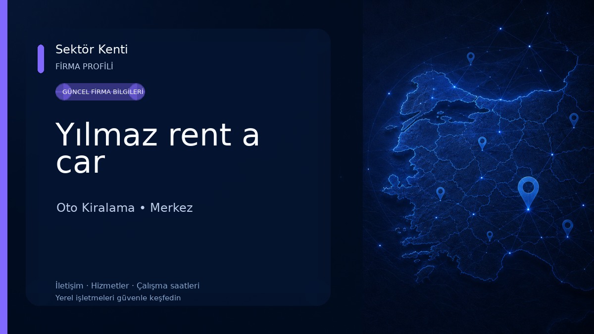 Yılmaz rent a car Oto Kiralama